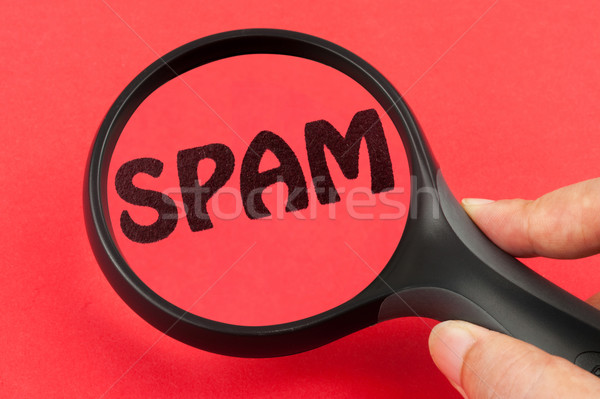 Discovering spam concept Stock photo © raywoo