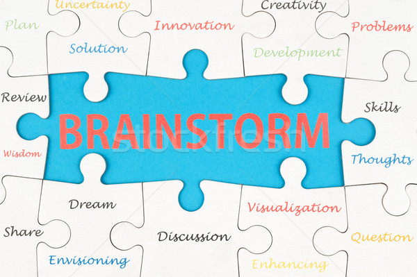 Brainstorm concept Stock photo © raywoo