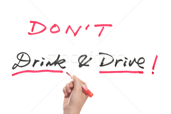 Don't drink and drive Stock photo © raywoo