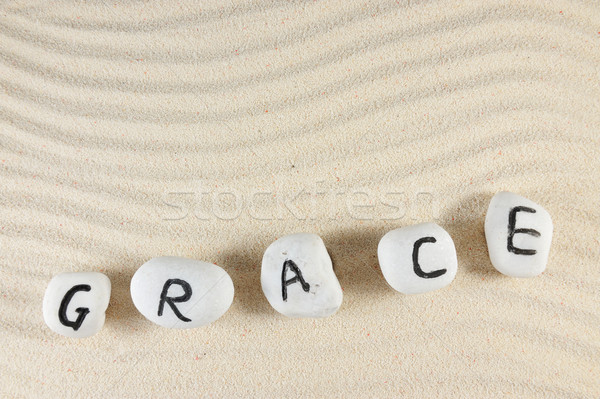 Grace word Stock photo © raywoo