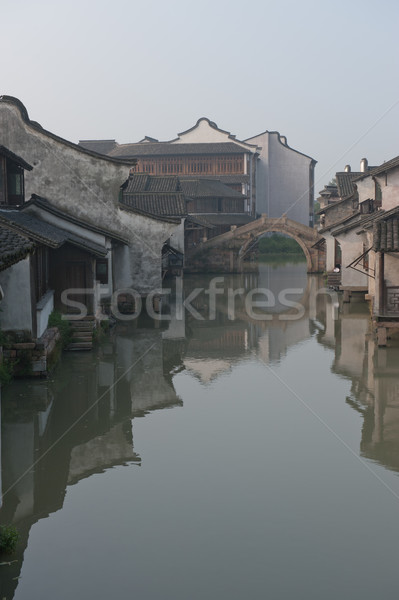 Stock photo: China ancient village building