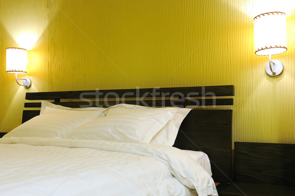 Hotel bedroom Stock photo © raywoo