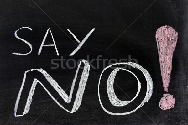 Say no! Stock photo © raywoo
