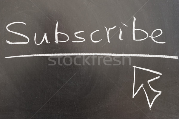 Subscribe Stock photo © raywoo