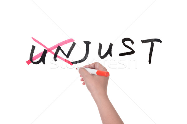 From unjust to just Stock photo © raywoo