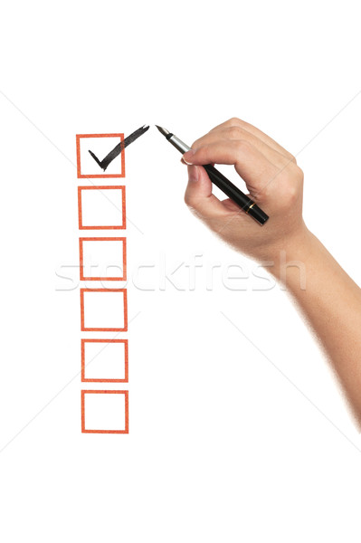 Check box Stock photo © raywoo