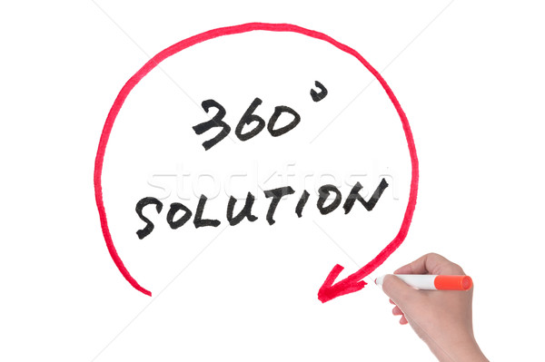 360 degree solution Stock photo © raywoo