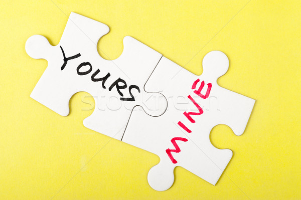 Yours or mine Stock photo © raywoo