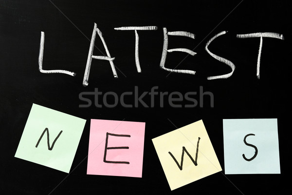Latest news Stock photo © raywoo