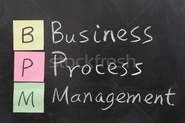 Bpm business processo gestione modello Foto d'archivio © raywoo