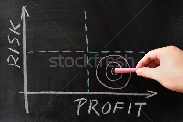 Risk-Profit graph Stock photo © raywoo