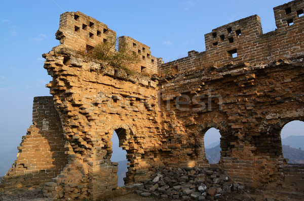 Stock photo: Dilapidated China Great Wall