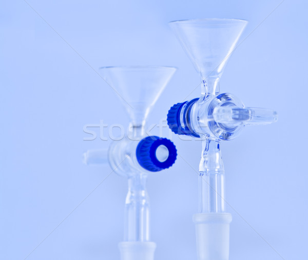 Részletek labor szeszfőzde kék laboratórium tükör Stock fotó © RazvanPhotography