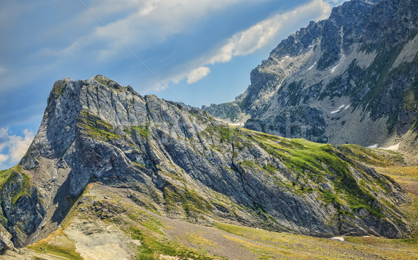 Stock photo: Peaks in Pyrenees Mountains