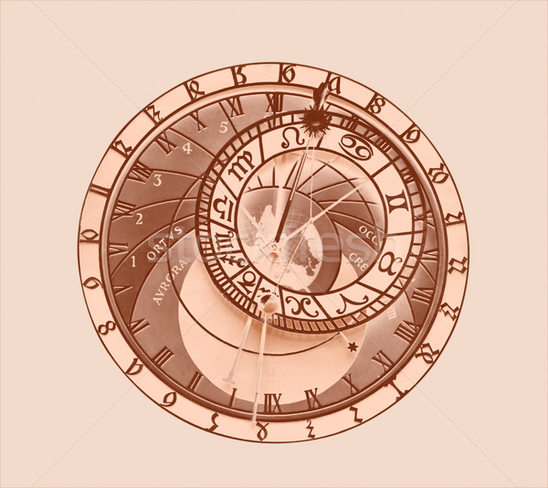 Astronomical clock-design element Stock photo © RazvanPhotography