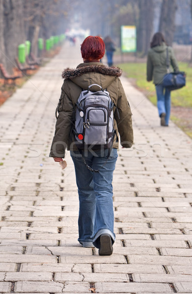 Teenage girl walking Stock photo © RazvanPhotography