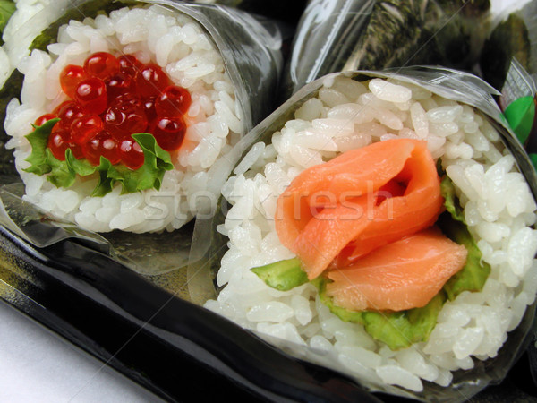 Hand-roll sushi Stock photo © RazvanPhotography