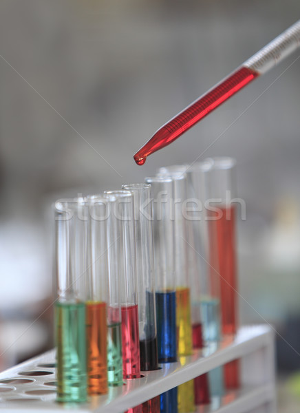 Stock photo: Dropping solution