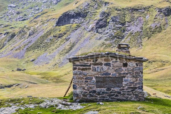 Stone Hut in Pyrenees Stock photo © RazvanPhotography