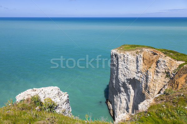 Tájkép Normandia part gyönyörű zárt észak Stock fotó © RazvanPhotography