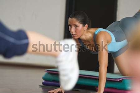 Aerobic detaliu imagine femeie fitness Imagine de stoc © RazvanPhotography