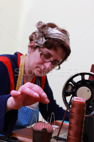 Needlewoman Stock photo © RazvanPhotography
