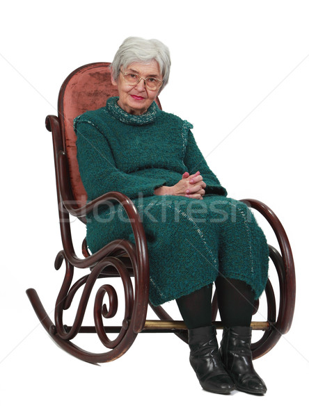 Stock photo: Old woman