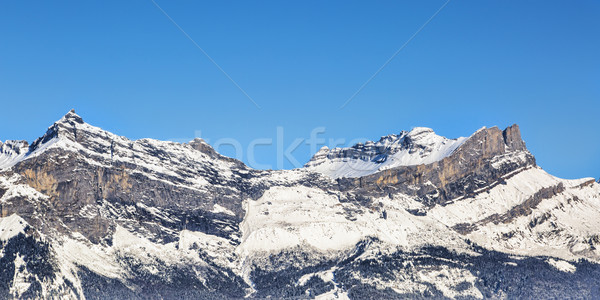 Alpine Crest in Winter Stock photo © RazvanPhotography