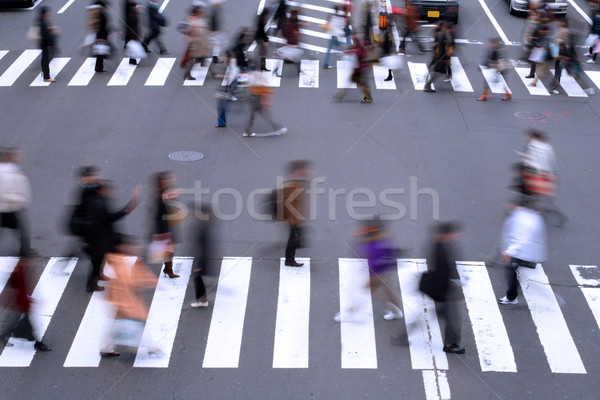 Emberek utca bemozdulás nagy város út Stock fotó © RazvanPhotography