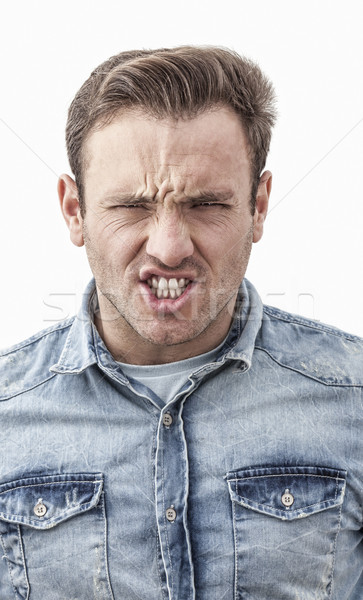 Angry Man - Portrait Stock photo © RazvanPhotography