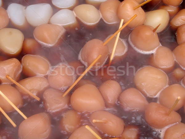 Stock photo: Rice balls boiling