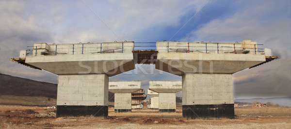 Highway construction site Stock photo © RazvanPhotography