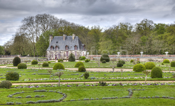 Chancellery from the Diane de Poitiers Garden of Chenonceau Cast Stock photo © RazvanPhotography