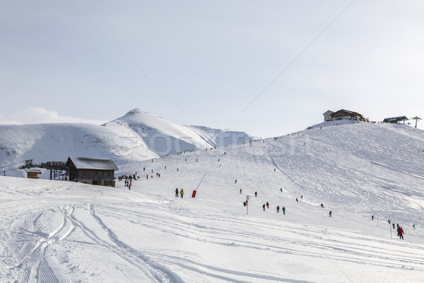 Mare schi domeniu gol alpi Imagine de stoc © RazvanPhotography