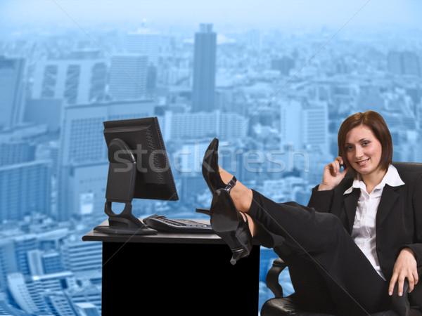 Businesswoman at the office Stock photo © RazvanPhotography