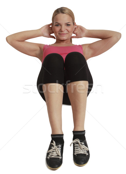 Woman Doing Sit-up Stock photo © RazvanPhotography