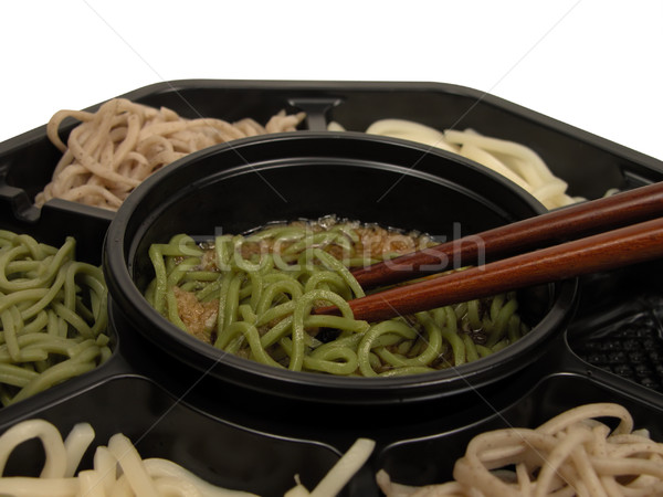 Soba box and chopsticks Stock photo © RazvanPhotography