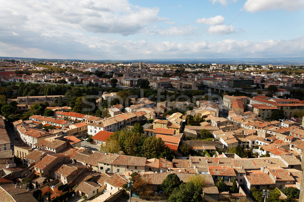 Carcassonne-the base city Stock photo © RazvanPhotography