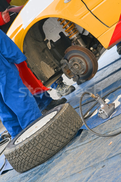 Coche mecánica detalle rally mantenimiento Foto stock © RazvanPhotography