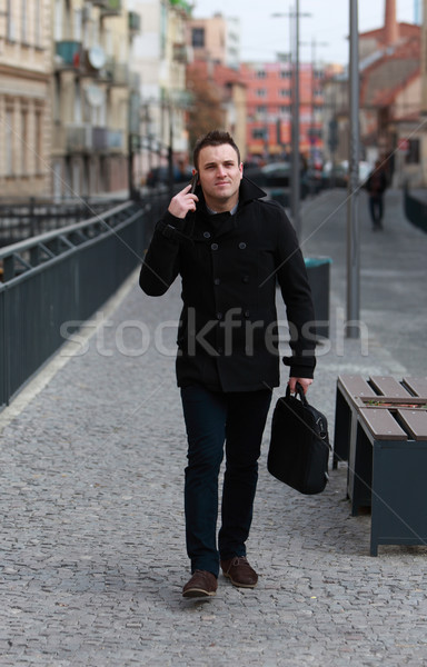 Man on the phone Stock photo © RazvanPhotography