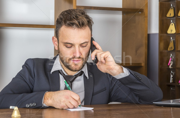 Portrait of a Receptionist Stock photo © RazvanPhotography