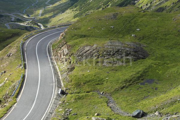 Wysoki wysokość drogowego Rumunia zielone Zdjęcia stock © RazvanPhotography