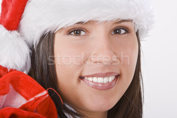 Santa girl portrait Stock photo © RazvanPhotography