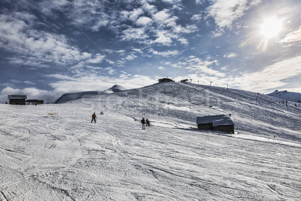 [[stock_photo]]: élevé · altitude · ski · domaine · vide · alpes