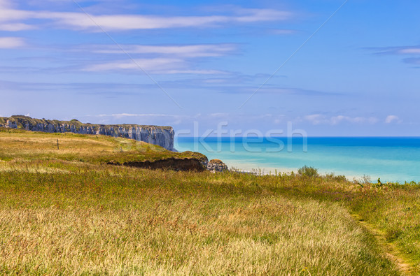 Landschaft Normandie Küste schönen schließen nördlich Stock foto © RazvanPhotography