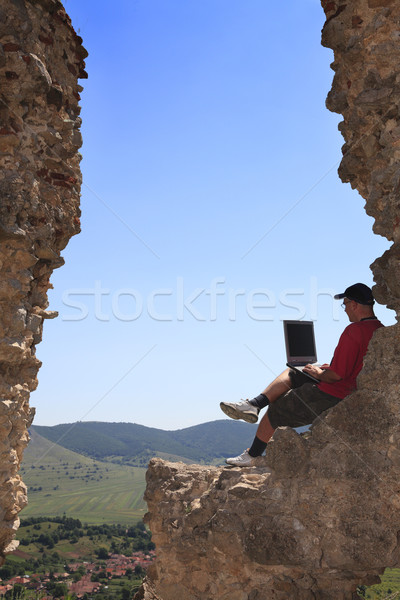 Working on a laptop Stock photo © RazvanPhotography