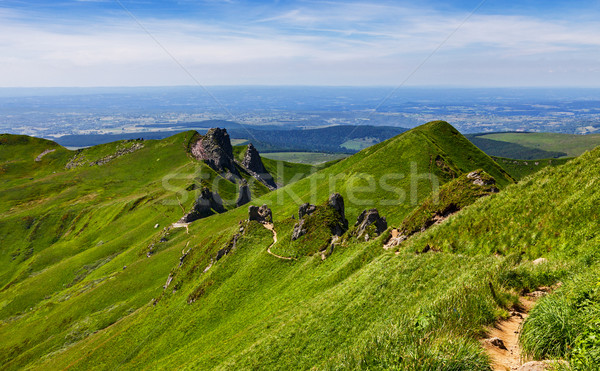 Footpath in Puy de Sancy Mountain Stock photo © RazvanPhotography
