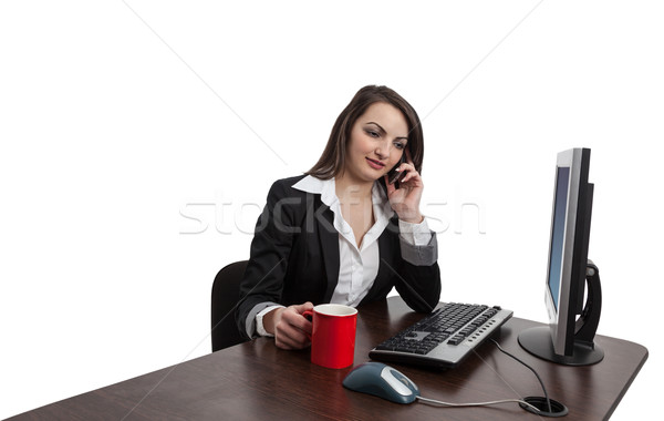 Businesswoman on the Phone Stock photo © RazvanPhotography