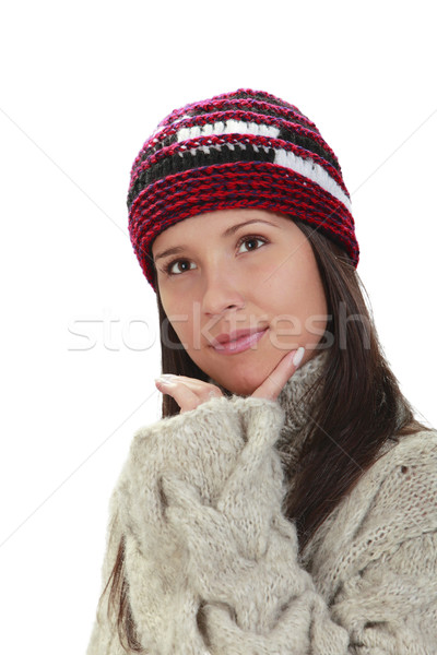 Winter portrait of a woman Stock photo © RazvanPhotography