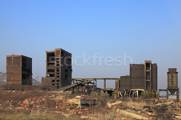 Stock photo: Heavy industry ruins